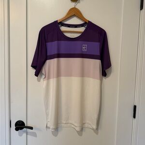 Nike Men's Purple & White Colorblock Tee